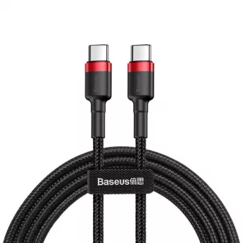 USB-C-auf-USB-C-Kabel Baseus CATKLF-G91 1 m, USB-C-Stecker, 0,48 Gbit/s, Schwarz