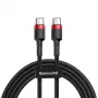 USB-C-auf-USB-C-Kabel Baseus CATKLF-G91 1 m, USB-C-Stecker, 0,48 Gbit/s, Schwarz