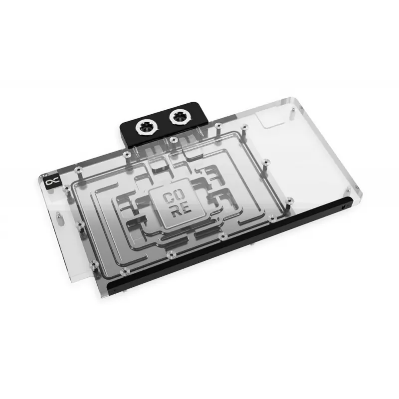 Backplate Alphacool 10270 Acrylic Aluminium Chrom Kupfer Nylon Schwarz Transparent