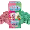 Set Fluffy Sand 2x70g Pink/Grün TUBAN