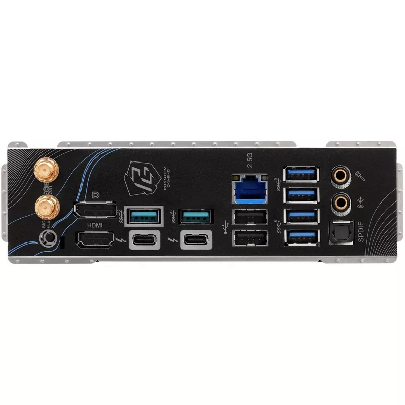 Motherboard ASRock Phantom Gaming Z890M Riptide WiFi — Intel Z890, LGA1851, microATX, DDR5, 4x DIMM, 256GB, Wi‑Fi 6E, 2.5Gb LAN