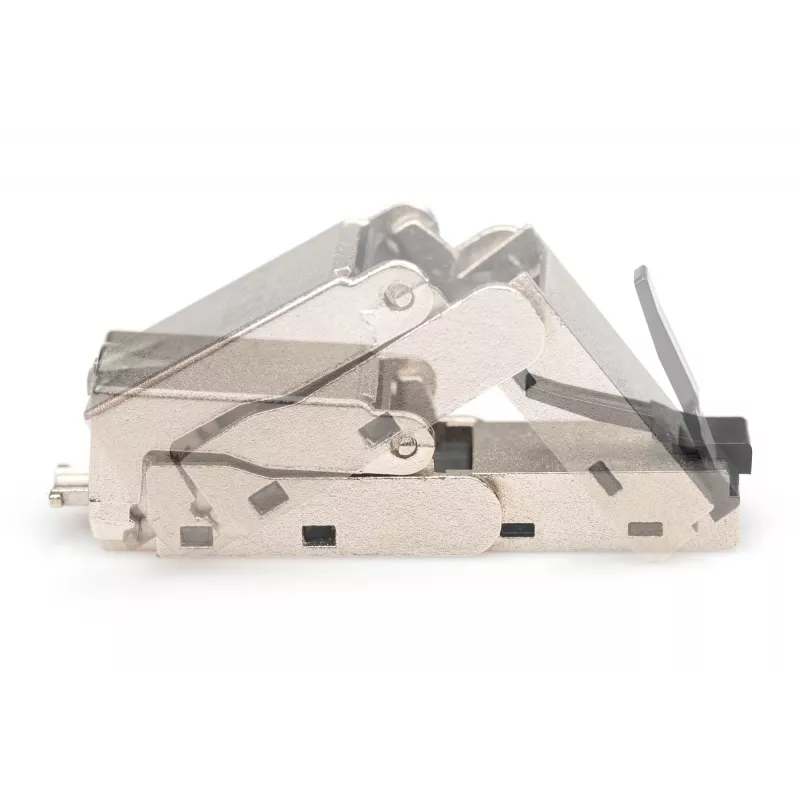 Digitus CAT 6A Field Termination Plug biegsam STP mit Staubschutzkappe RJ-45 Buchse Silber