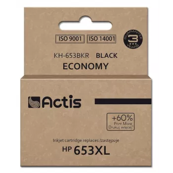 Actis KH-653BKR Tintenpatrone (Ersatz für HP 653XL 3YM75AE; Premium; 20ml; 575 Seiten; schwarz)