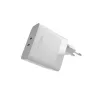 Ladegerät FIXED FIXC65-2C-WH Innenbereich AC Schnellladung 2x USB Type-C