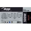 Netzteil Akyga AK-B1-500, 500 W, ATX 2.31, 20+4-polig, 120-mm-Lüfter, nicht-modular