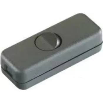 Wippschalter 1P Bachmann 924.036 — schwarz, 61×23×15 mm