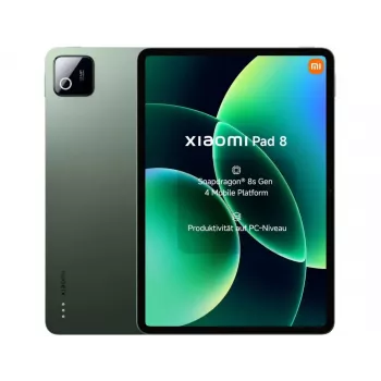 Tablet Xiaomi Pad 8 — 11,2 Zoll 3.2K, Snapdragon 8s Gen 4, 8GB RAM, 256GB, Wi‑Fi 7, 9200 mAh, Grün