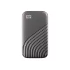 WD My Passport SSD WDBAGF0040BGY – SSD – verschlüsselt – 4 TB – extern (tragbar) – USB 3.2 Gen 2 (USB-C-Anschluss) – 256-Bit-AES – Grau