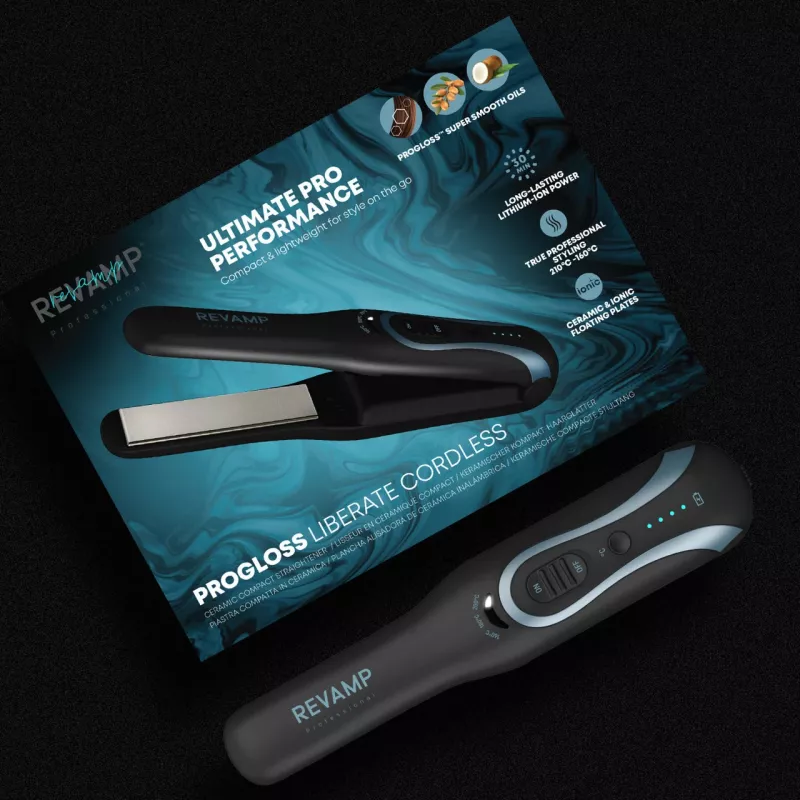 Haarglätter Revamp ST-1750-EU2 kabellos kompakt Keramik, kompakte kabellose Keramikplatten