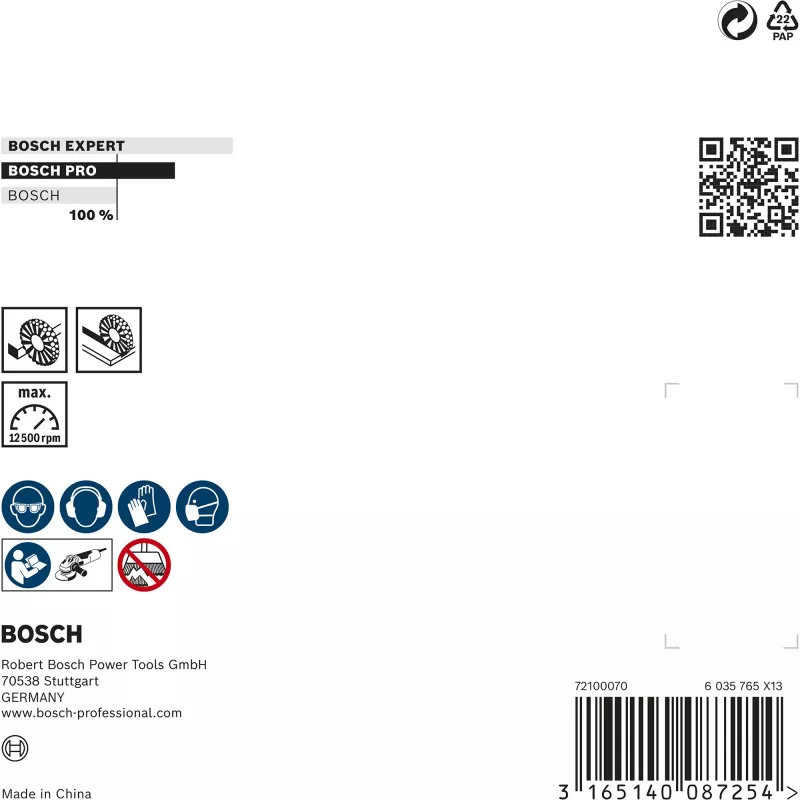 Drahtbürste Bosch 2 608 622 059 Durchmesser 11,5 cm Drahtstärke 0,5 mm