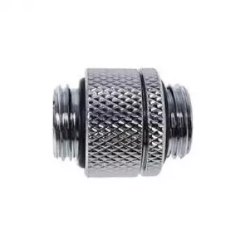 Alphacool Eiszapfen Doppelnippel-Anschlussstück drehbar G1/4 AG auf G1/4 AG - Chrom (17245)