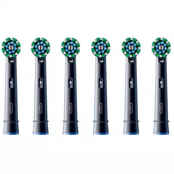 Oral-B Pro CrossAction CleanMaximizer Ersatzköpfe, schwarz, 6 Stück