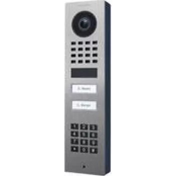 Video-Gegensprechanlage DoorBird D1102KV — Edelstahl, 1080p, Teleobjektiv, 140° horizontal, IP65, IK08