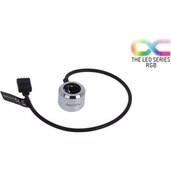 Alphacool Aurora HardTube LED Ring 16mm Chrom - RGB (15354)