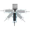 Offene Schlauchtrommel 9040OS-10, 20 Meter, Druckluftschlauch Blau, 2 Meter Anschlussschlauch