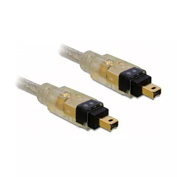 FireWire A/A-Kabel DeLOCK 1,0 m Grau