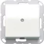 Steckdose Jung AS 590 A WW, weiß, Duroplastgehäuse, Eingangsdurchmesser 1,3 cm