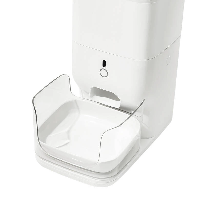 Automatischer Futter- und Wasserspender Catlink Fresh 2 Luxury — ABS-Gehäuse, 4 l Trockenfutterkapazität, Netz-/Batteriebetrieb, universell für Hunde und Katzen, weiß