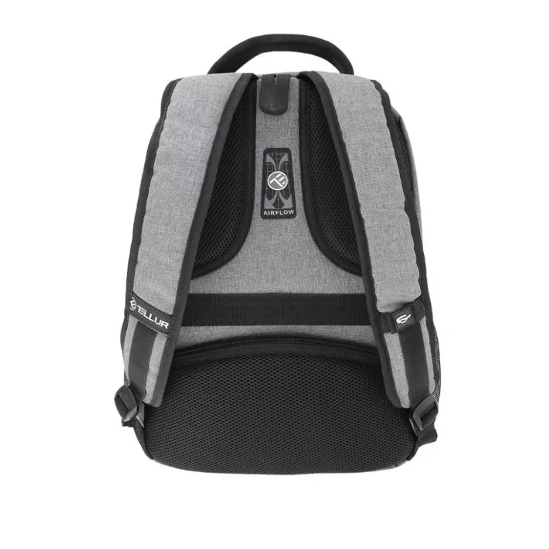 Notebook-Rucksack Tellur Companion 15,6 Zoll mit USB-Anschluss, Grau