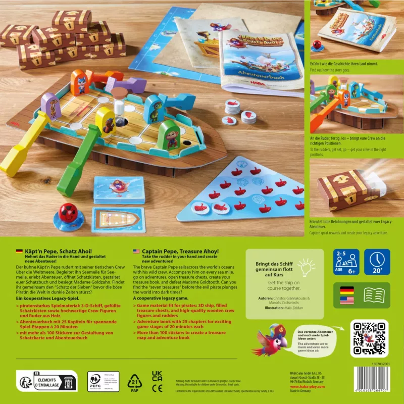Captain Pepe Schatz Ahoi, Brettspiel