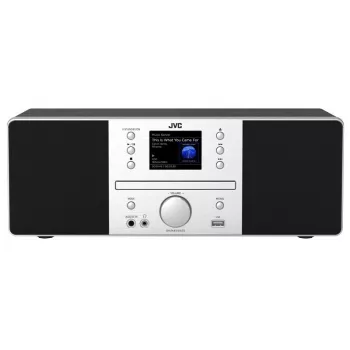Standlautsprecher JVC RD-E874B Bluetooth 20W Schwarz Silber – Stand-Audiosystem