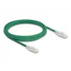 DeLOCK Netzwerkkabel RJ45 Cat.6A Stecker auf Stecker 3m grün