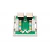 Aufputz-Netzwerkdose Extralink EX.9649 — 2x RJ45 Cat5e STP