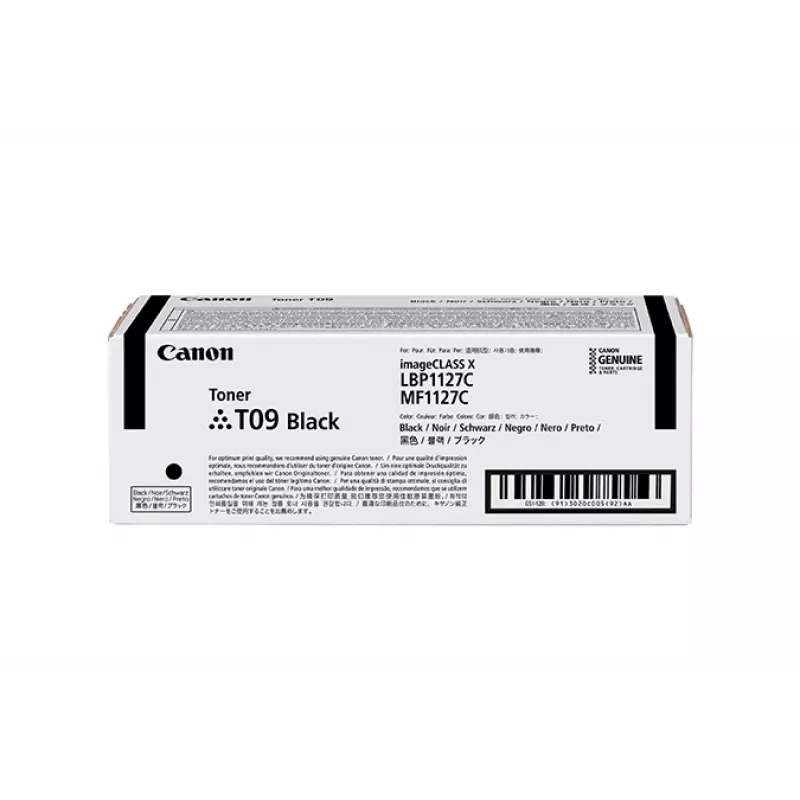 Canon TONER T09 BK Tonerkartusche 1 Stück Original Schwarz