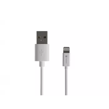 Natec Prati Lightning-Kabel (m)->USB-A (m) 2m MFi Weiß NKA-2149