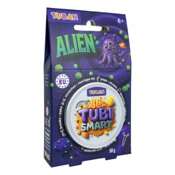 Modelliermasse TUBAN Tubi Smart – Alien, lila, 50 g