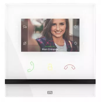 2N Indoor Compact Video-Gegensprechanlage 10,9 cm (4,3 Zoll) Weiß