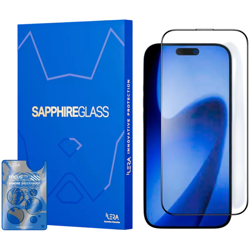 iLera Sapphire Ultra Glass 2.0 für iPhone 17 Pro Max