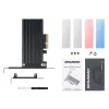 GRAUGEAR G-M2PCI01 Interner M.2-Adapter PCIe Stecker Schwarz 128mm