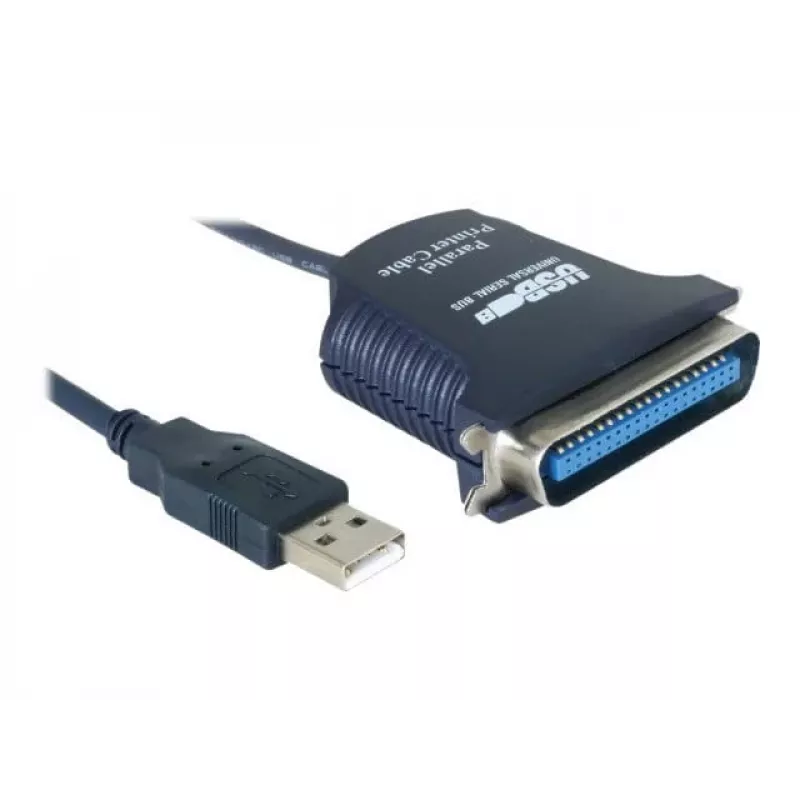 USB-zu-Drucker-Kabel DeLOCK 82001 1,8 m Schwarz