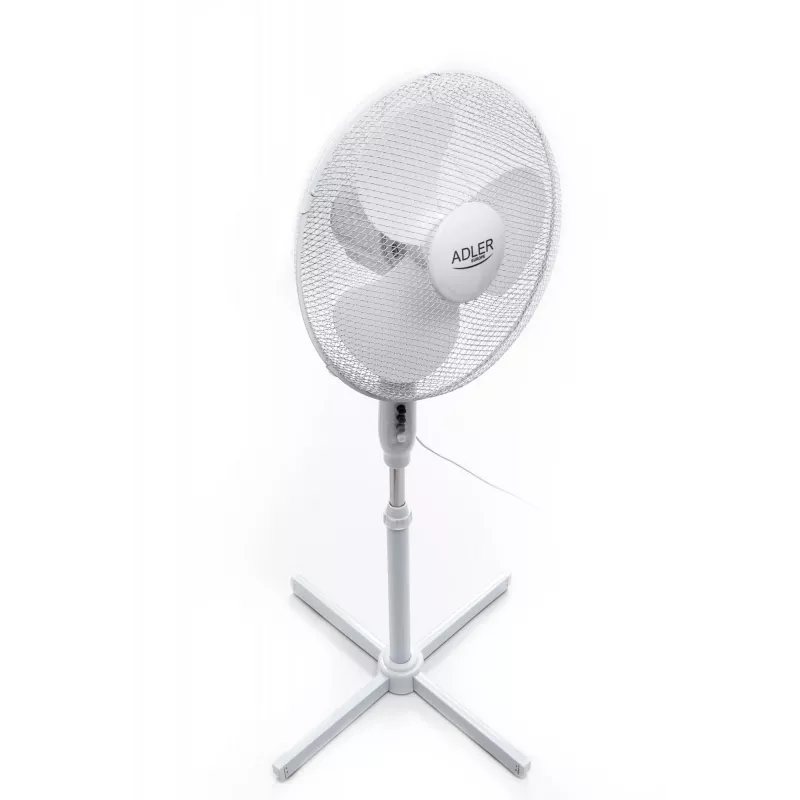 Adler | AD 7305 | Standventilator | Weiß | Durchmesser 40 cm | Anzahl der Geschwindigkeiten 3 | Oszillation | 45 W