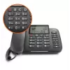 Gigaset DL380 Schnurgebundenes Telefon, Schwarz