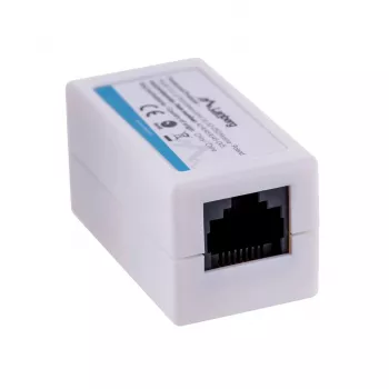 LANBERG Kabel-Geschlechtswandler RJ-45 auf RJ-45, Buchse–Buchse, U/UTP Cat5e, weiß
