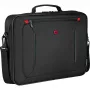 Laptoptasche Wenger BQ 16 Clamshell — wasserabweisende schwarze Hülle für 16-Zoll-Laptops, robuste Schutzhülle