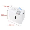 HSM shredstar X8 Aktenvernichter, 4,5 x 30 mm + separater CD-Schneidemechanismus