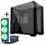 Lian Li O11 Vision Compact + TRYX PANORAMA ARGB Komplette Flüssigkeitskühlung - schwarz, 360 mm