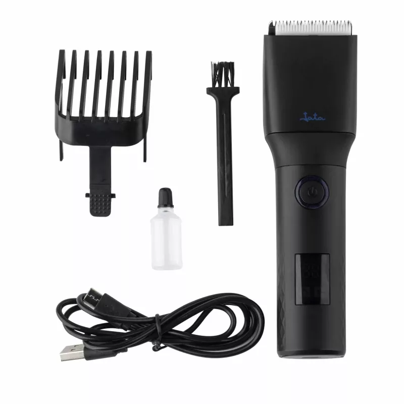 Haartrimmer JATA JBCP3700 Schwarz LED-Anzeige 100 min Betriebszeit