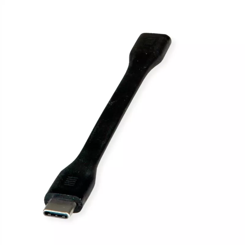 ROLINE Kabeladapter USB4 Gen3x2 40Gbit/C-C ST/BU Flach – Kabel – Digital/Daten