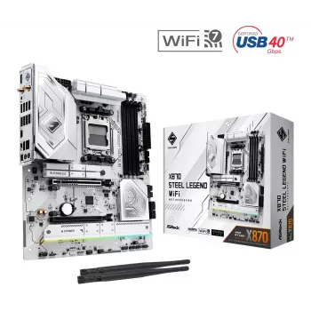 ASRock X870 Steel Legend WiFi AM5 ATX Motherboard