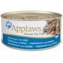 APPLAWS Thunfischfilet mit Krabbe in Brühe – Nassfutter für Katzen – 70g