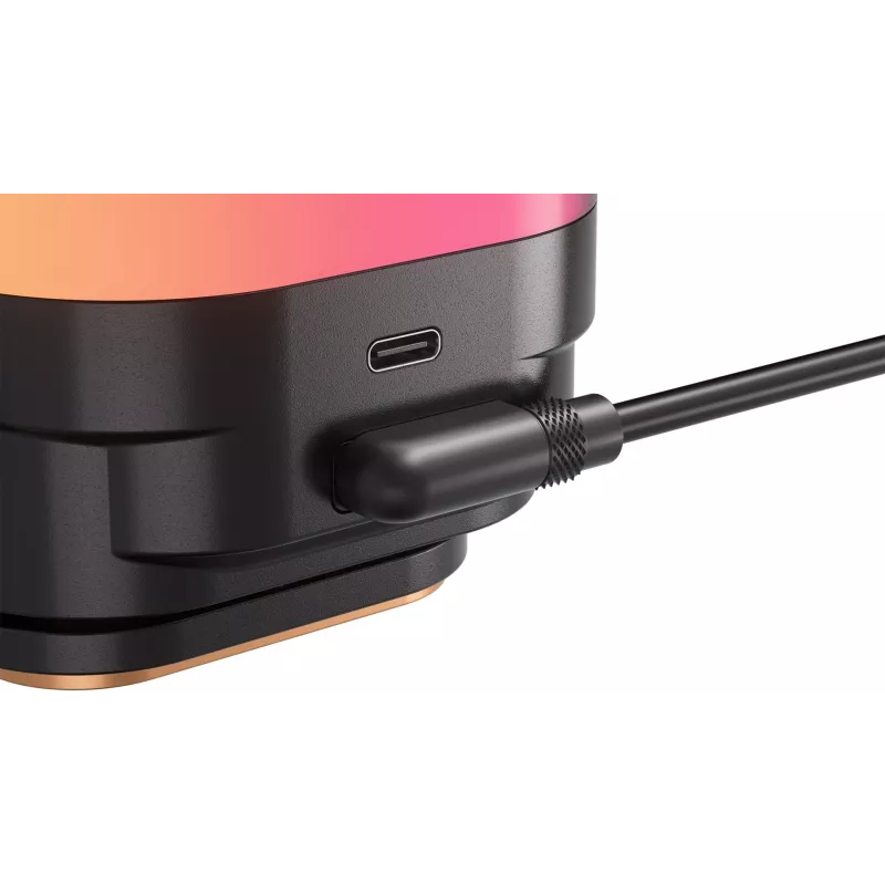 Luftkühler Corsair iCUE LINK TITAN 240 RX LCD 12 cm Schwarz 300–2100 RPM
