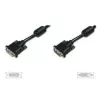 DIGITUS DVI-D-Verlängerungskabel 2 m, DVI-D auf DVI-D, schwarz