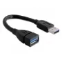 USB-Kabel DeLOCK 82776 0,15 m Schwarz