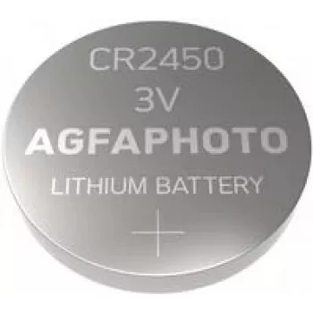 AgfaPhoto Knopfzelle CR 2450 Lithium 3 V 5 Stück (150-803258)