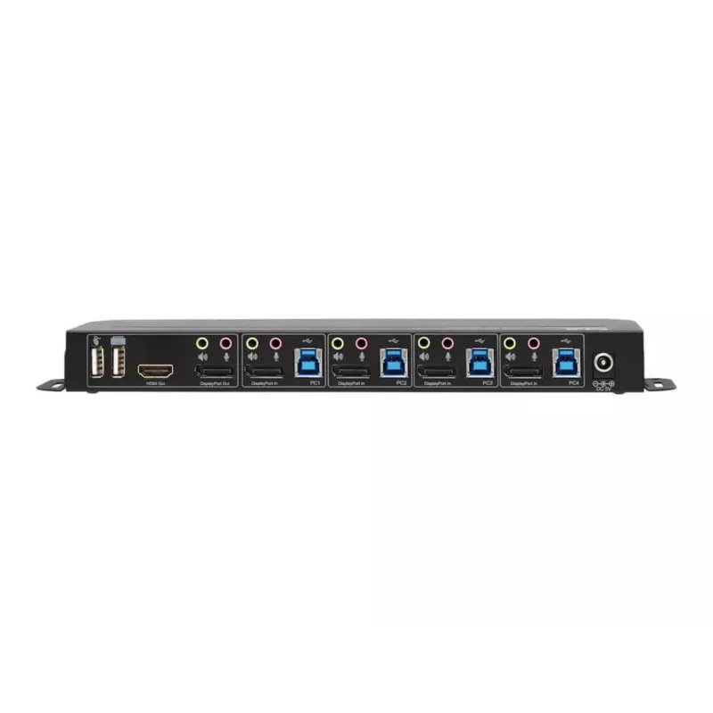 Tripp Eaton Tripp Lite Serie 4-Port DisplayPort KVM mit Dual-Konsolenanschlüssen (DP und HDMI)