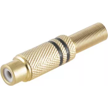 RCA-Steckverbinder ShiverPeaks BS52021-S Gold Buchse